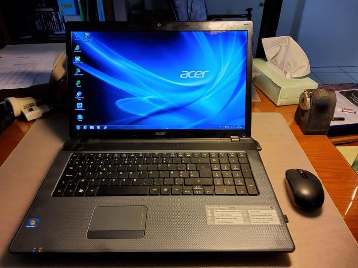 PC  PORTABLE  ACER  Aspire  7250, Informatique & Logiciels, Ordinateurs portables Windows, Utilisé, 17 pouces ou plus, HDD, Azerty