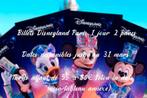 Disneyland Paris tickets voor 1 dag 2 parken 10_31 maart, Tickets en Kaartjes