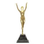 Prachtig Groot Bronzen Beeld Genaamd Dourga GRATIS LEVERING