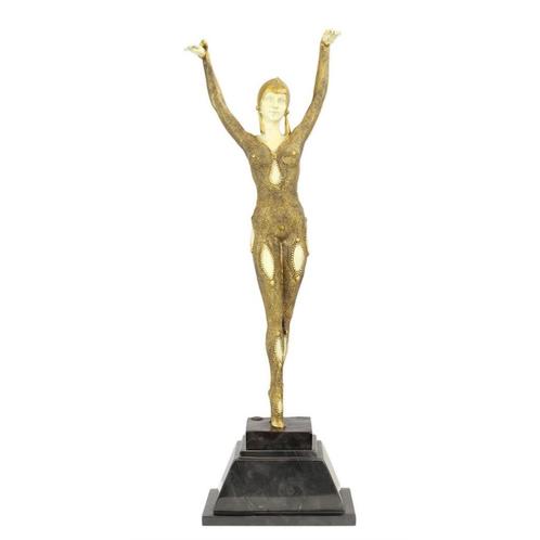 Prachtig Groot Bronzen Beeld Genaamd Dourga GRATIS LEVERING, Antiek en Kunst, Antiek | Brons en Koper, Brons, Verzenden