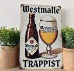 Metalen reclamebord Westmalle Trappist, Verzamelen, Biermerken, Ophalen of Verzenden