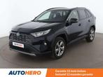 Toyota RAV4 2.5 Hybrid 4x2 Black Edition (bj 2021), Auto's, Toyota, Stof, Gebruikt, 2487 cc, Zwart
