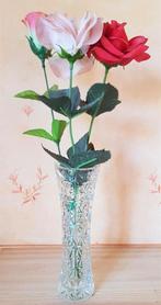 Vase en verre  avec décors en gravure, Enlèvement ou Envoi