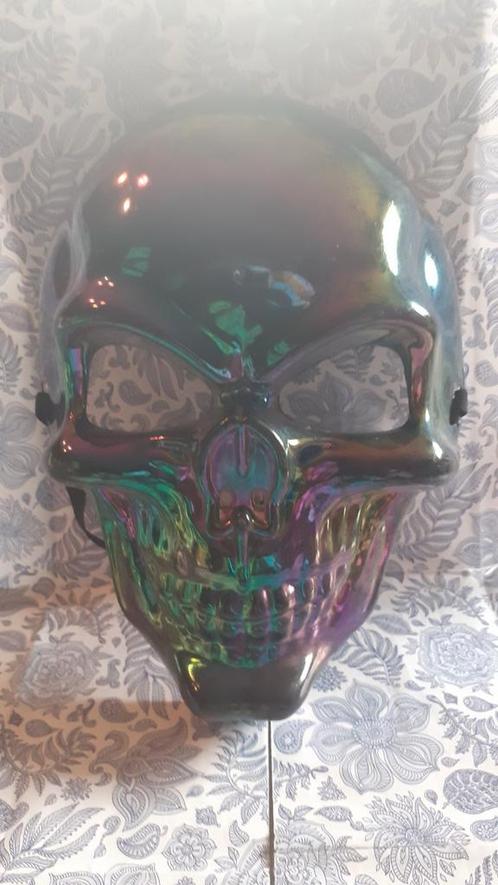 masque pour déguisement tête de mort, Kinderen en Baby's, Carnavalskleding en Verkleedspullen, Gebruikt, Jongen of Meisje, 158 t/m 164
