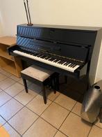 Eterna buffetpiano, Muziek en Instrumenten, Piano's, Ophalen, Zwart, Zo goed als nieuw, Piano