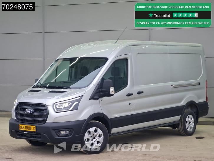 Ford Transit 165pk BPM VRIJ! Automaat L3H2 Limited Dubbele s, Autos, Camionnettes & Utilitaires, Entreprise, Achat, Caméra de recul