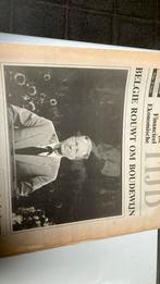 Pakket van 36 kranten overlijden Boudewijn 1, Ophalen, 1980 tot heden, Krant
