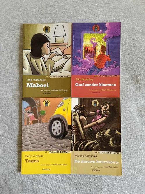 Pakket - Vlaamse Filmpjes - Averbode - 10 tot 13 jaar - €2,5, Boeken, Kinderboeken | Jeugd | 10 tot 12 jaar, Gelezen, Fictie, Ophalen