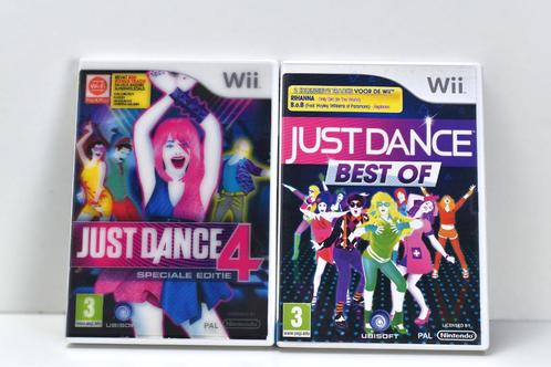 Wii Just Dance Games | Dance 4 Special Edition + Best Of, Games en Spelcomputers, Games | Nintendo Wii, Zo goed als nieuw, Sport