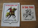 Vintage Stickers De Rode Ridder, Verzamelen, Ophalen of Verzenden, Strip of Tekenfilm