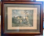 2 kaders met jachttaferelen, Antiek en Kunst, Kunst | Etsen en Gravures, Ophalen