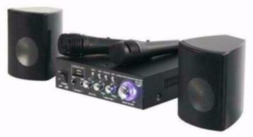 Karaoke-Star 2 Versterker 2x20Watt, 2 Boxen, 7009-B beschikbaar voor biedingen