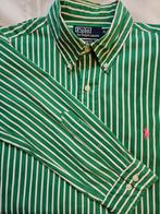 Gestreept hemd Polo Ralph Lauren (small), Vêtements | Hommes, Chemises, Comme neuf, Vert, Tour de cou 38 (S) ou plus petit, Polo Ralph Lauren
