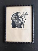 Houtsnede De lente…, Enlèvement