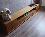 blank eiken lang tv meubel, Ophalen