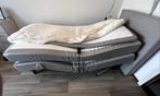 Mooie bruine elektrische boxspring bed 90x200cm, Ophalen, 90 cm, Eenpersoons, Zo goed als nieuw