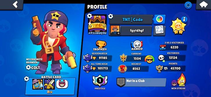 Brawlstars account 105k tophys max! Te ruil, Games en Spelcomputers, Games | Atari, Zo goed als nieuw, Ophalen
