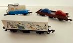 3 wagons originaux Märklin Mini Club (échelle Z), Hobby & Loisirs créatifs, Enlèvement ou Envoi, Comme neuf, Wagon, Autres marques