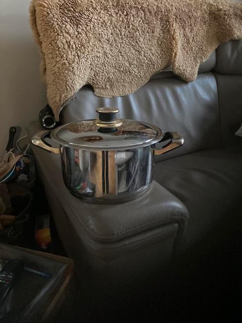 Inox kookpot, Huis en Inrichting, Keuken | Potten en Pannen, Nieuw, Inox, Keramische plaat, Ophalen