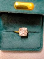 Nieuwe ring, 5 karaat, diamanttest positief!, Handtassen en Accessoires, Ringen, Verzenden, Nieuw, 17 tot 18, Met edelsteen