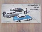 Folder Wartburg 1000 R, Ophalen of Verzenden, Gelezen, Overige merken