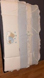 Contours lit cage bleu blanc, Garçon, Housse de couette, Comme neuf, Enlèvement