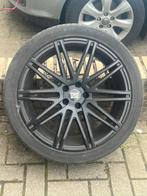 Zwart maat velgen 20 inch met nieuwe banden, Auto-onderdelen, Banden en Velgen, Ophalen