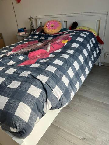 Bed met matras (lattenbodem), Enlèvement, Utilisé, 200 cm, Une personne