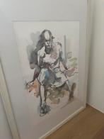 Aquarel schilderij van Claude Scholten, Antiek en Kunst, Kunst | Tekeningen en Fotografie, Ophalen