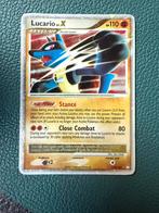 Lucario lv.X 122/123 (mysterious treasures), Ophalen of Verzenden, Gebruikt, Losse kaart
