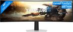 Samsung Odyssey G9 49" QLED Curved Monitor 5120x1440, 240 Hz, Hoofdtelefoonaansluiting, Zo goed als nieuw, DisplayPort, Quad HD (2K)