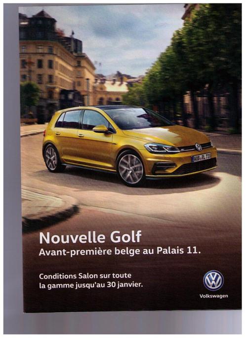 Dépliant publicitaire gamme VW 2017 Golf, up, polo, passat.., Livres, Catalogues & Dépliants, Comme neuf, Dépliant, Envoi