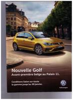 Dépliant publicitaire gamme VW 2017 Golf, up, polo, passat.., Comme neuf, Dépliant, Collectif, Envoi
