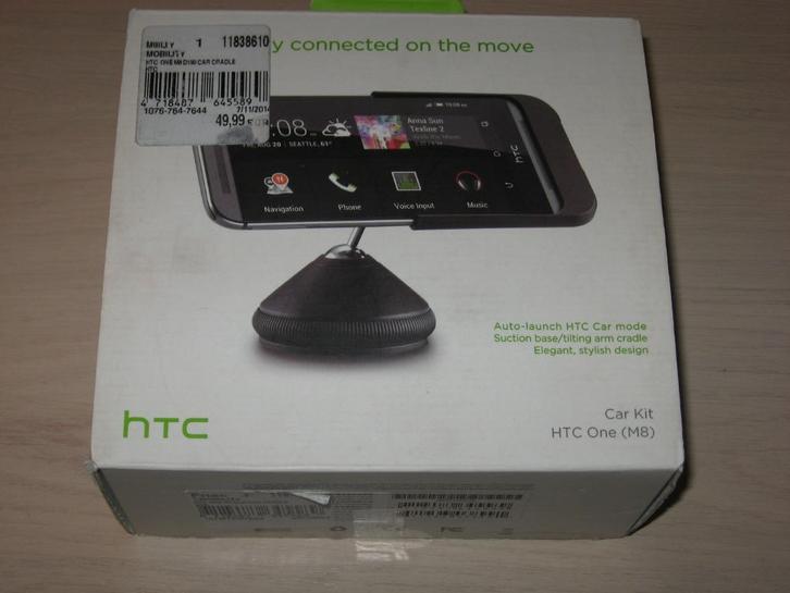 Nouveau HTC One (M8/M8s) Premium Car Kit, Télécoms, Téléphonie mobile | HTC, Neuf, HTC, Noir, Enlèvement ou Envoi