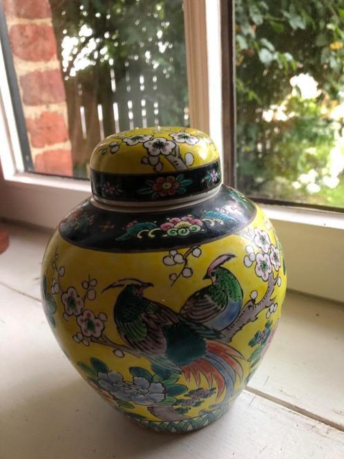 Pot à gingembre (Japon) décor Yamatoku, Antiquités & Art, Antiquités | Céramique & Poterie, Enlèvement ou Envoi