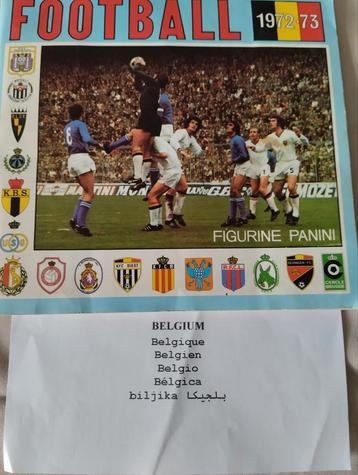 Football panini 1972-72 voetbal beschikbaar voor biedingen