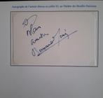 Originele handtekening van BERNARD MÈNES, Verzamelen, Muziek, Artiesten en Beroemdheden, Ophalen of Verzenden, Gesigneerd