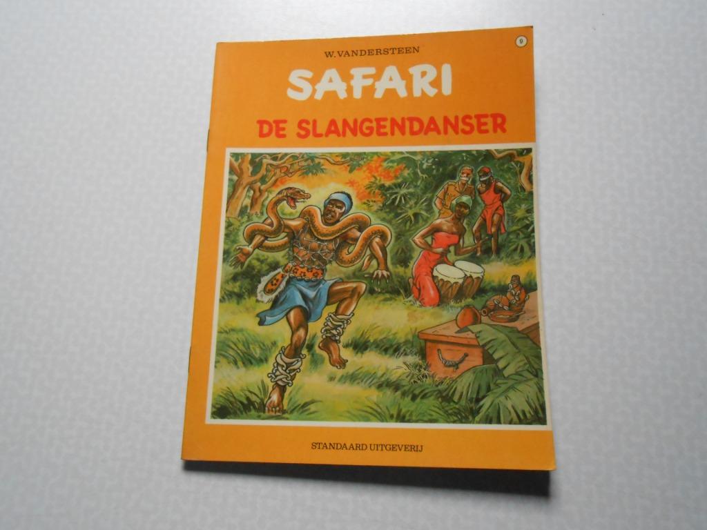 Safari 9 De slangendanser  1971 1 ste druk., Enlèvement ou Envoi, Willy Vandersteen, Une BD, Comme neuf
