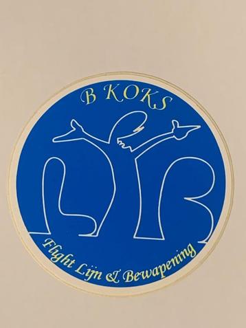 Sticker 40SQN Basis Koksijde Flight Lijn & Bewapening BAF beschikbaar voor biedingen
