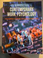 An introduction to contemporary work psychology - Peeters, Livres, Autres sujets/thèmes, Enlèvement, Utilisé