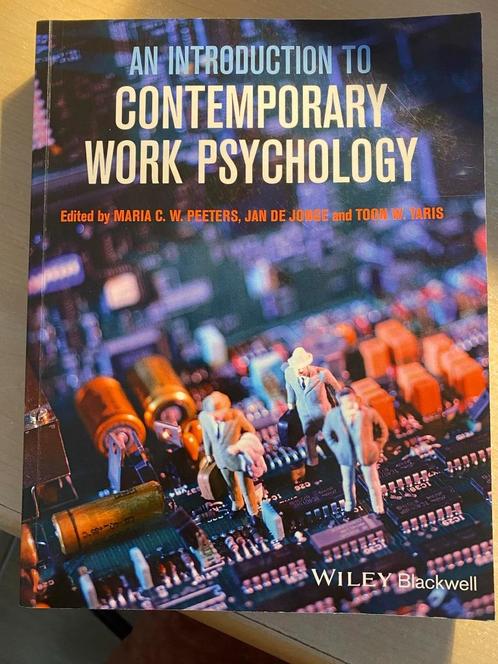 An introduction to contemporary work psychology - Peeters, Livres, Psychologie, Utilisé, Autres sujets/thèmes, Enlèvement