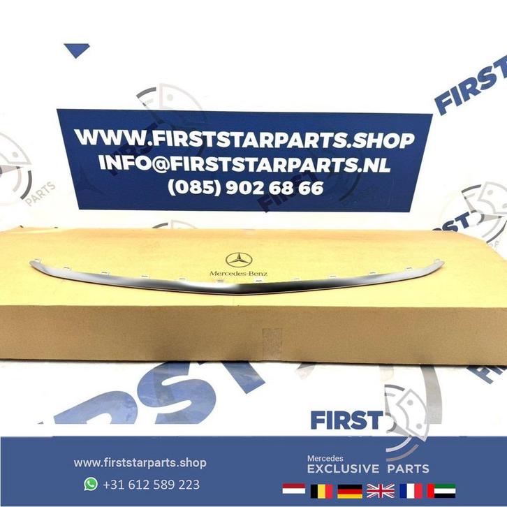 W213 FACELIFT AMG SIERLIJST A2138850405 SPOILER LIP Voorbump, Auto-onderdelen, Overige Auto-onderdelen, Mercedes-Benz, Gebruikt
