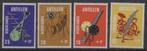 Nederlandse Antillen yvertnrs.:408/11 postfris, Postzegels en Munten, Postzegels | Nederlandse Antillen en Aruba, Verzenden, Postfris