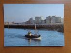 Postkaart Oostende, Vaargeul met vissersboot, Ongelopen, West-Vlaanderen, Verzenden