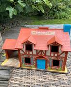 Vintage 1980's Fisher- Price Poppenhuis - onbemeubeld, Ophalen of Verzenden