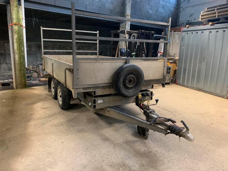 Remorque basculante électrique, Auto diversen, Aanhangers en Bagagewagens, Gebruikt, Ophalen