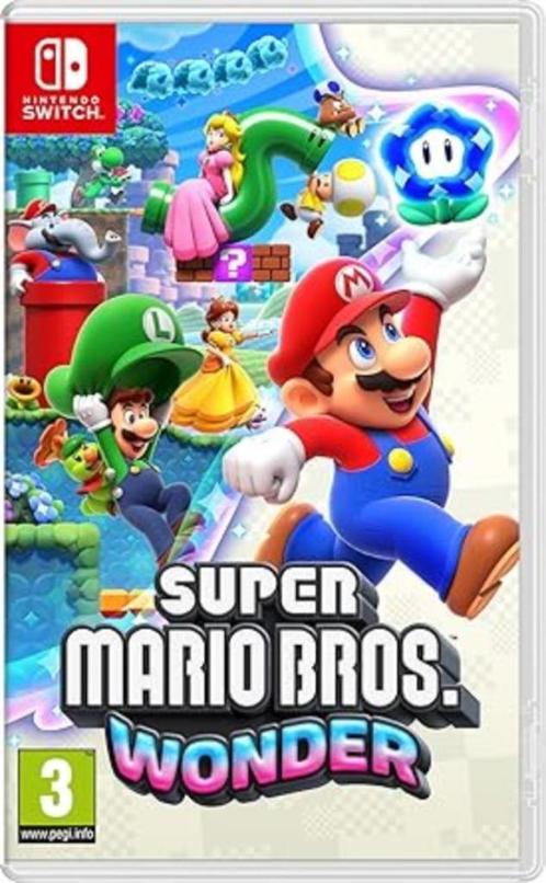 Nintendo Switch Super Mario Bros Wonder GRATIS LEVERING, Games en Spelcomputers, Games | Nintendo Switch, Nieuw, Avontuur en Actie