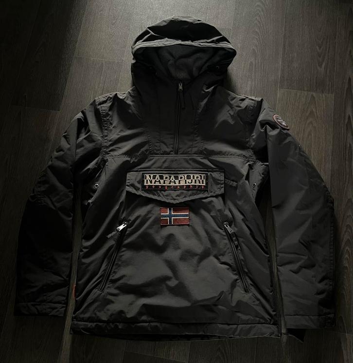 Napapijri Winterjas Nieuwstaat! | Maat S | Kleur: Anthracite, Kleding | Heren, Jassen | Winter, Nieuw, Maat 46 (S) of kleiner
