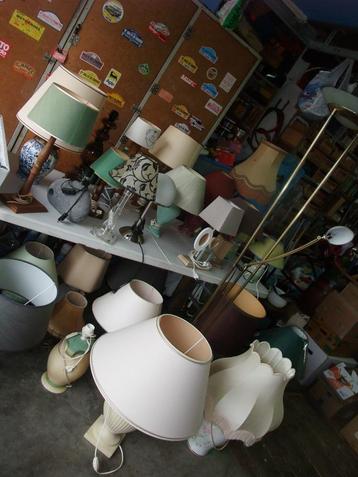lot de brocante, vide grenier : 28 lampes beschikbaar voor biedingen