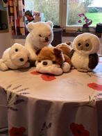 4 peluches toutes douces, Enlèvement, Comme neuf, Ours